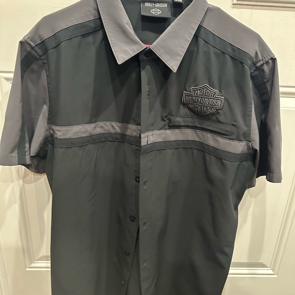 Harley Davidson button down shirt